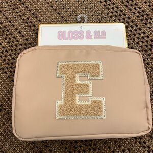 Gloss & Glo Beige Pouch with E Patch